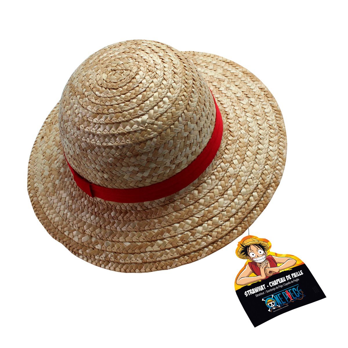 Abysse America - One Piece Luffy Straw Adult Size Hat - Good Game Anime