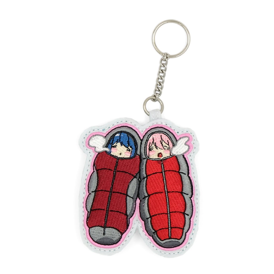 ACROSS - Laid-back Camp Yurucamp Patch Key Chain - Good Game Anime