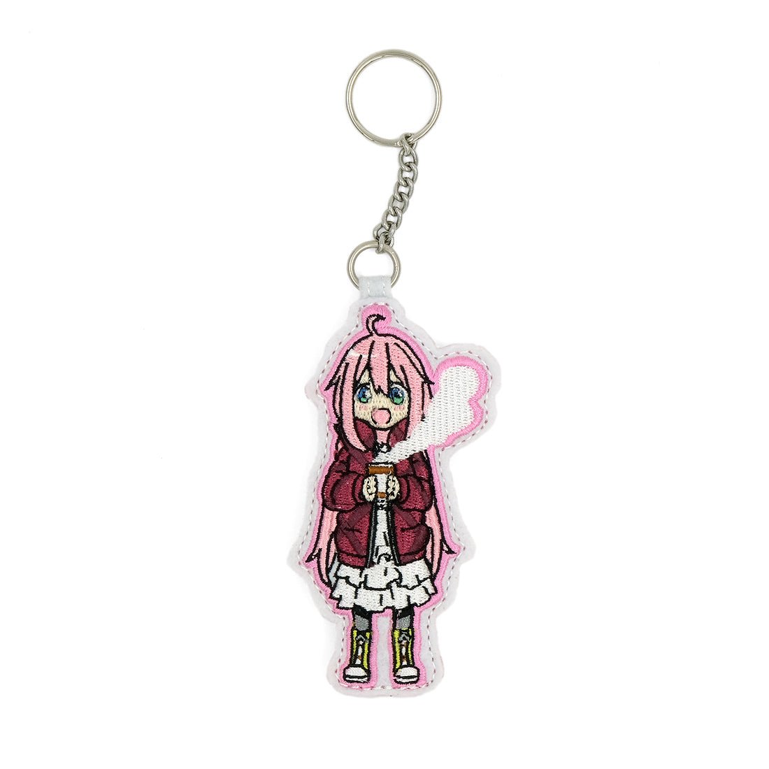 ACROSS - Laid-back Camp Yurucamp Patch Key Chain - Good Game Anime