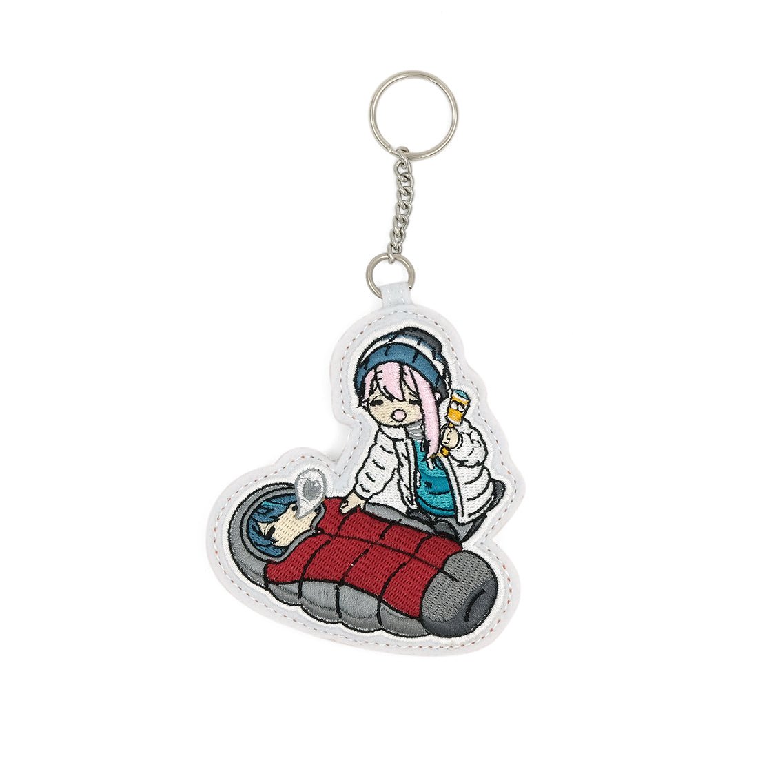 ACROSS - Laid-back Camp Yurucamp Patch Key Chain - Good Game Anime