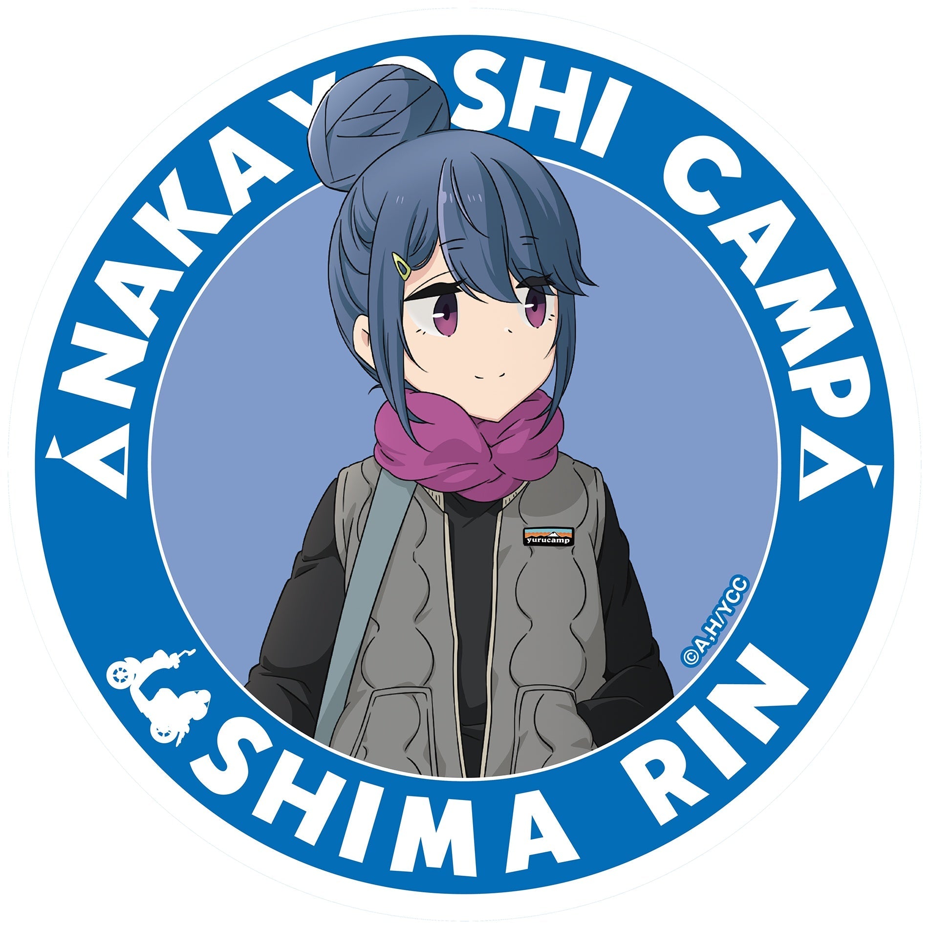 ACROSS - Laid-Back Nakayoshi Yuru Camp Reflector Magnet - Good Game Anime