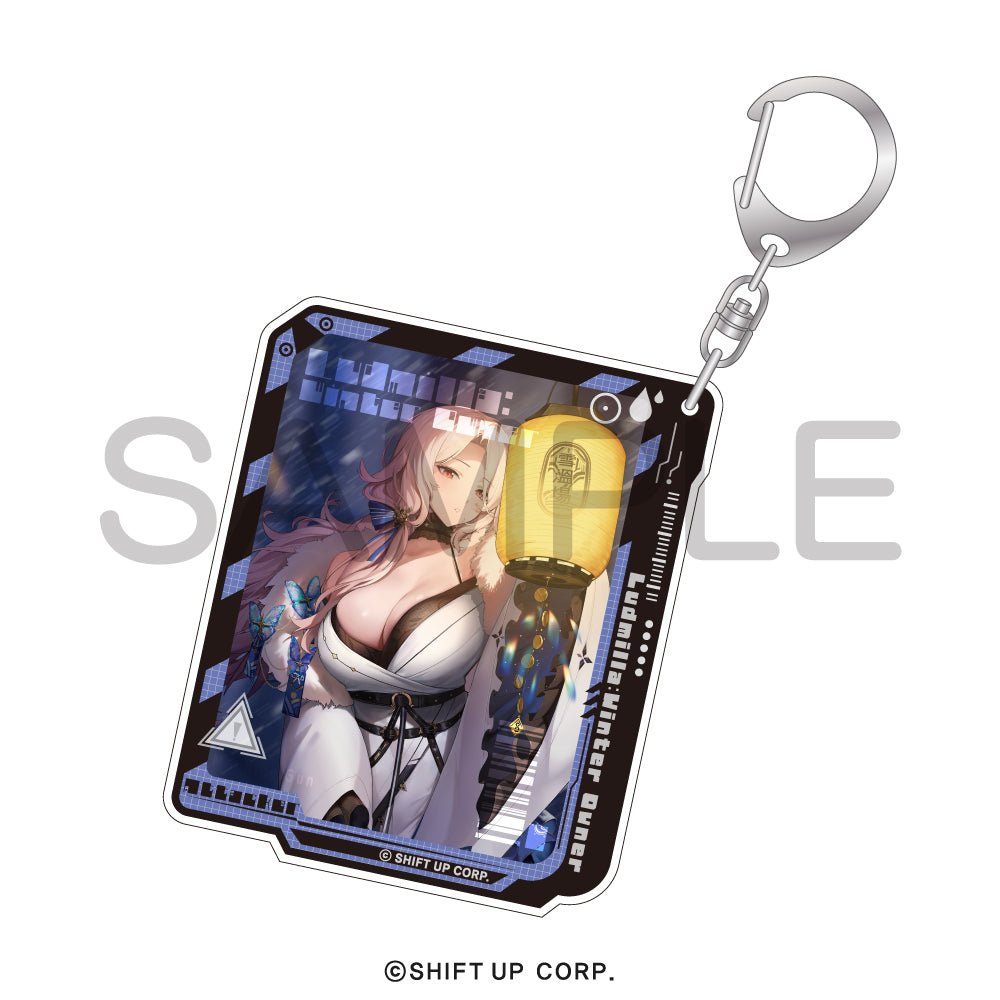 Algernon Product - Acrylic Keychain Ludmilla: Winter Owner (Goddess of Victory: Nikke) - Good Game Anime