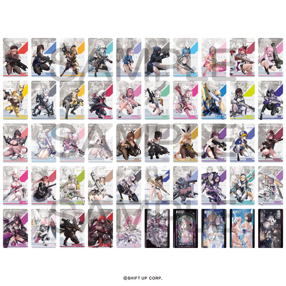 Algernon Product - Goddess of Victory: Nikke Gun Girl Metal Card Collection: 1 Random Pull - Good Game Anime