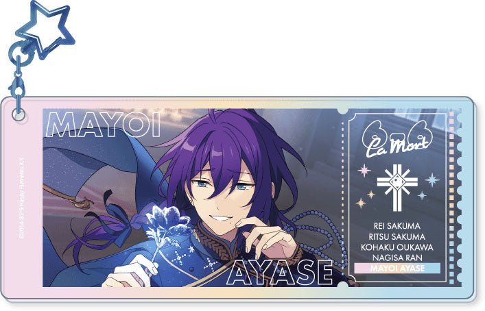 amie - Ensemble Stars!! Memorial Aurora Ticket Charm - Shuffle - 29 Ayase Mayoi - Good Game Anime