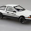 Aoshima - The Snap Kit 1/32 Initial D Takumi's Hachiroku - Good Game Anime