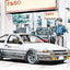 Aoshima - The Snap Kit 1/32 Initial D Takumi's Hachiroku - Good Game Anime