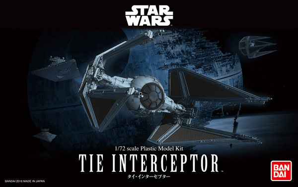 Bandai - 1/72 TIE Interceptor Model Kit (Star Wars) - Good Game Anime
