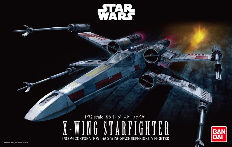 Bandai - 1/72 X - Wing Starfighter Model Kit (Star Wars) - Good Game Anime
