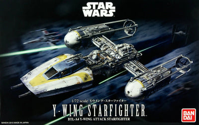Bandai - 1/72 Y - Wing Starfighter Model Kit (Star Wars) - Good Game Anime