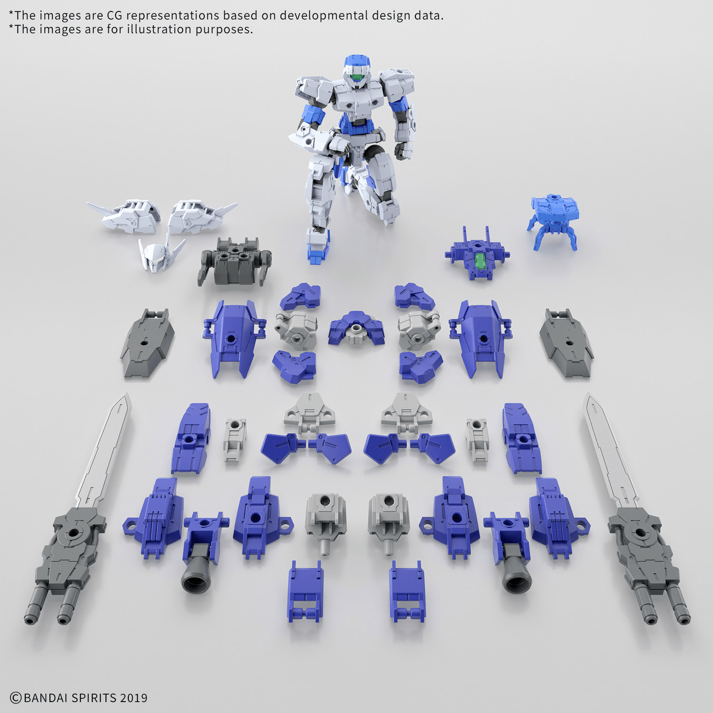 Bandai - 30MM 1/144 eEXM - 17FA Full Armor Alto - Good Game Anime