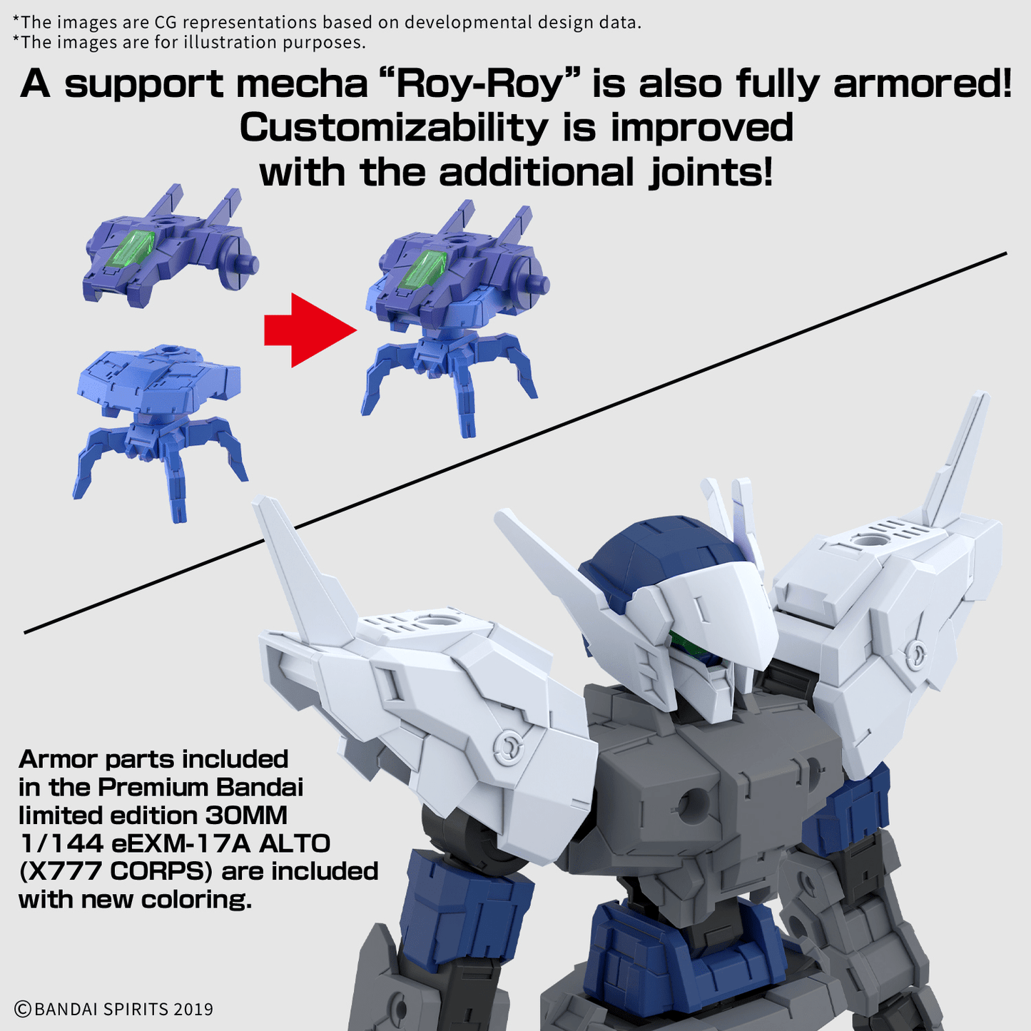 Bandai - 30MM 1/144 eEXM - 17FA Full Armor Alto - Good Game Anime