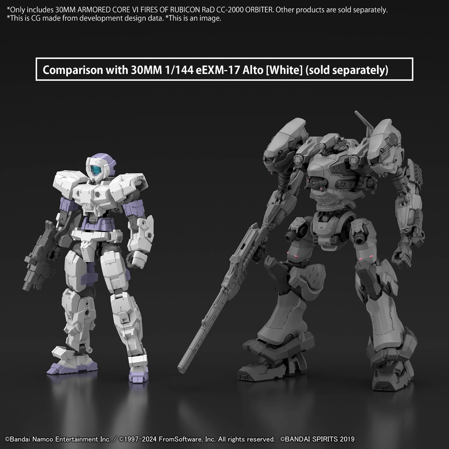 Bandai - 30MM Armored Core Ⅵ Fires Of Rubicon RaD CC - 2000 Orbiter - Good Game Anime