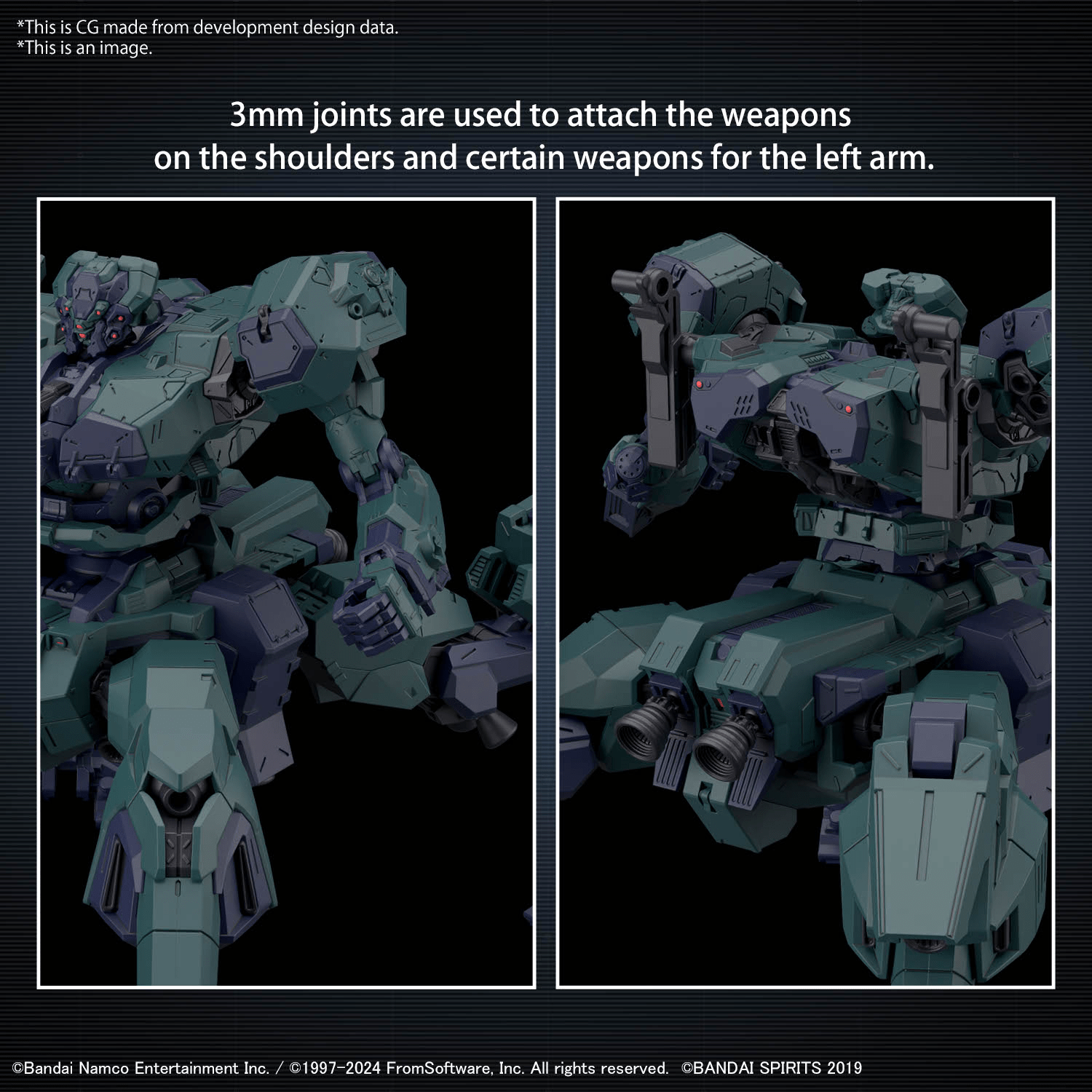 Bandai - 30MM Armored Core VI Fires of Rubicon Balam Industries BD - 011 Melander Liger Tail - Good Game Anime