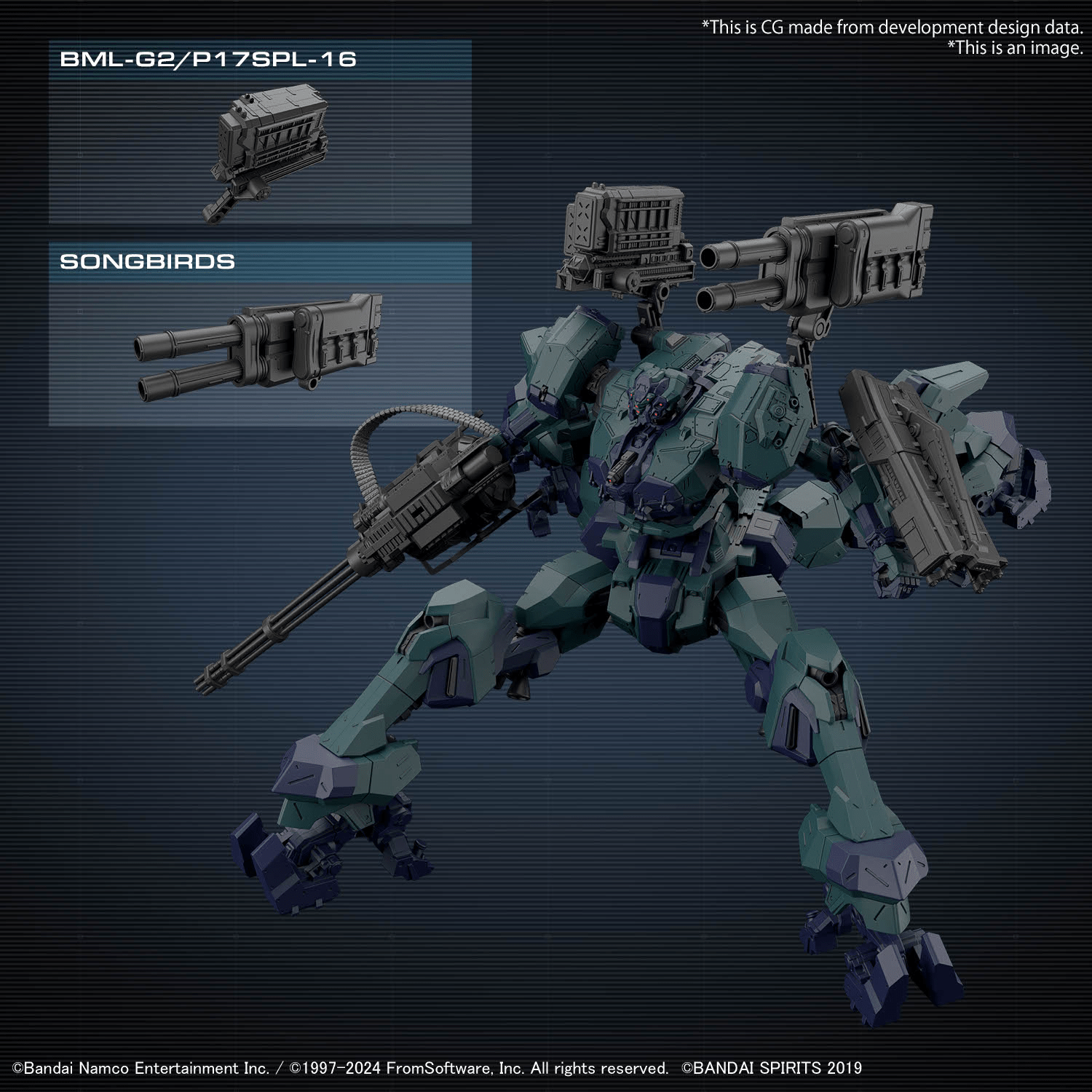 Bandai - 30MM Armored Core VI Fires of Rubicon Balam Industries BD - 011 Melander Liger Tail - Good Game Anime