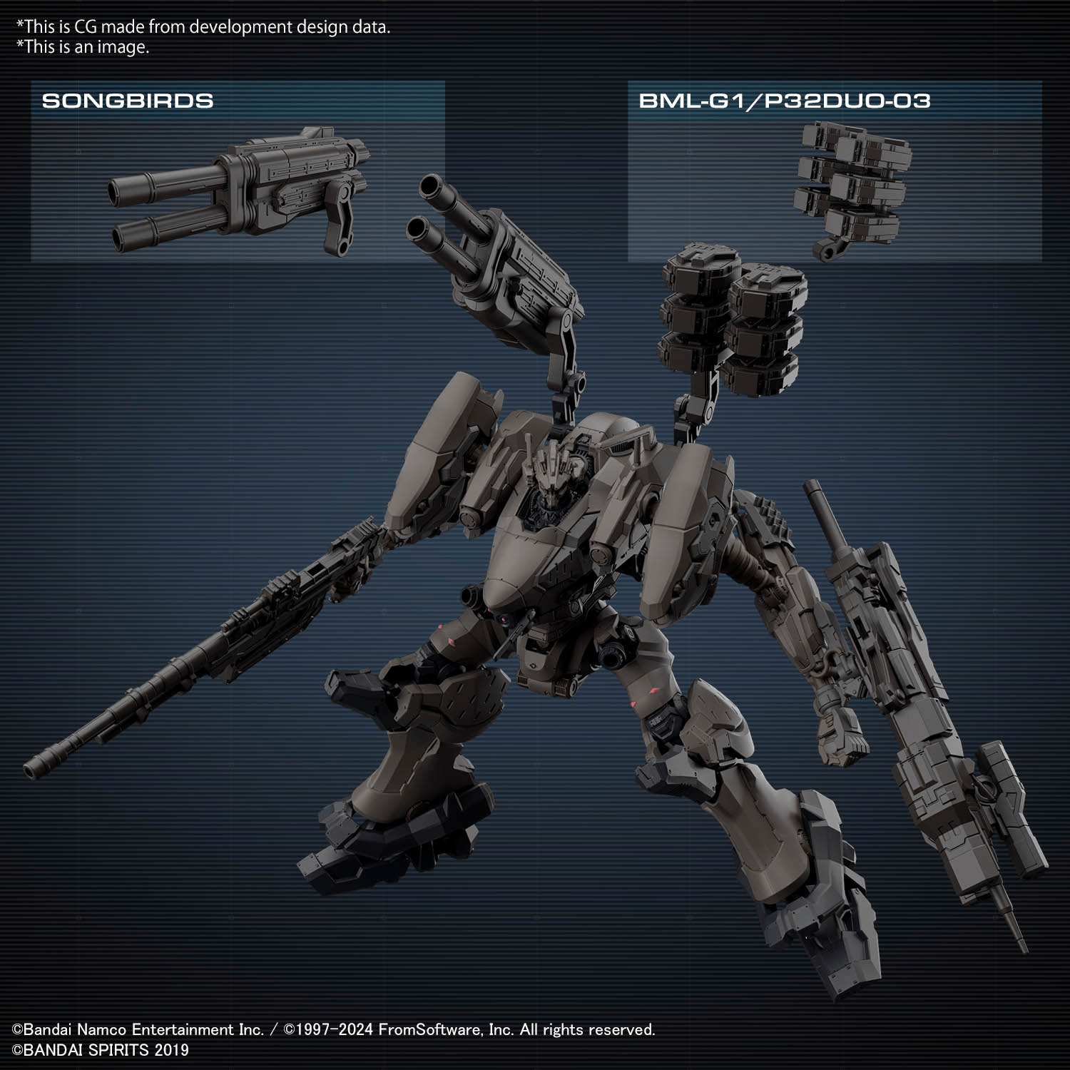 Bandai - 30MM Ⅵ FIRES OF RUBICON RaD CC-2000 ORBITER NIGHTFALL (ARMORED CORE) - Good Game Anime