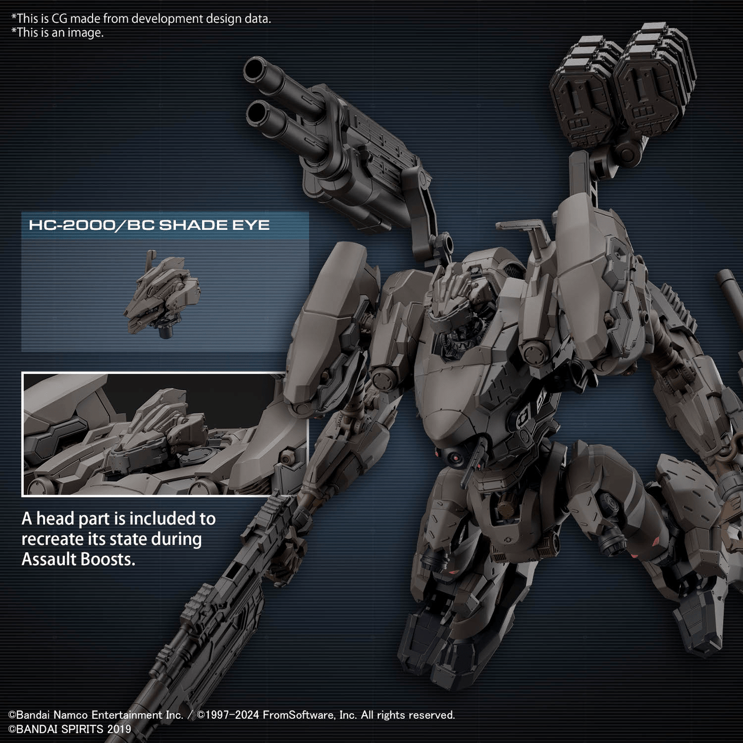 Bandai - 30MM Ⅵ FIRES OF RUBICON RaD CC-2000 ORBITER NIGHTFALL (ARMORED CORE) - Good Game Anime