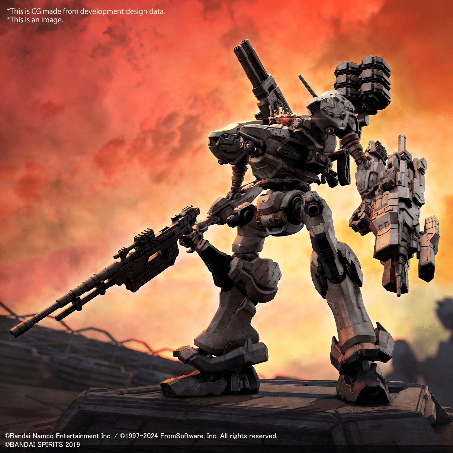 Bandai - 30MM Ⅵ FIRES OF RUBICON RaD CC-2000 ORBITER NIGHTFALL (ARMORED CORE) - Good Game Anime