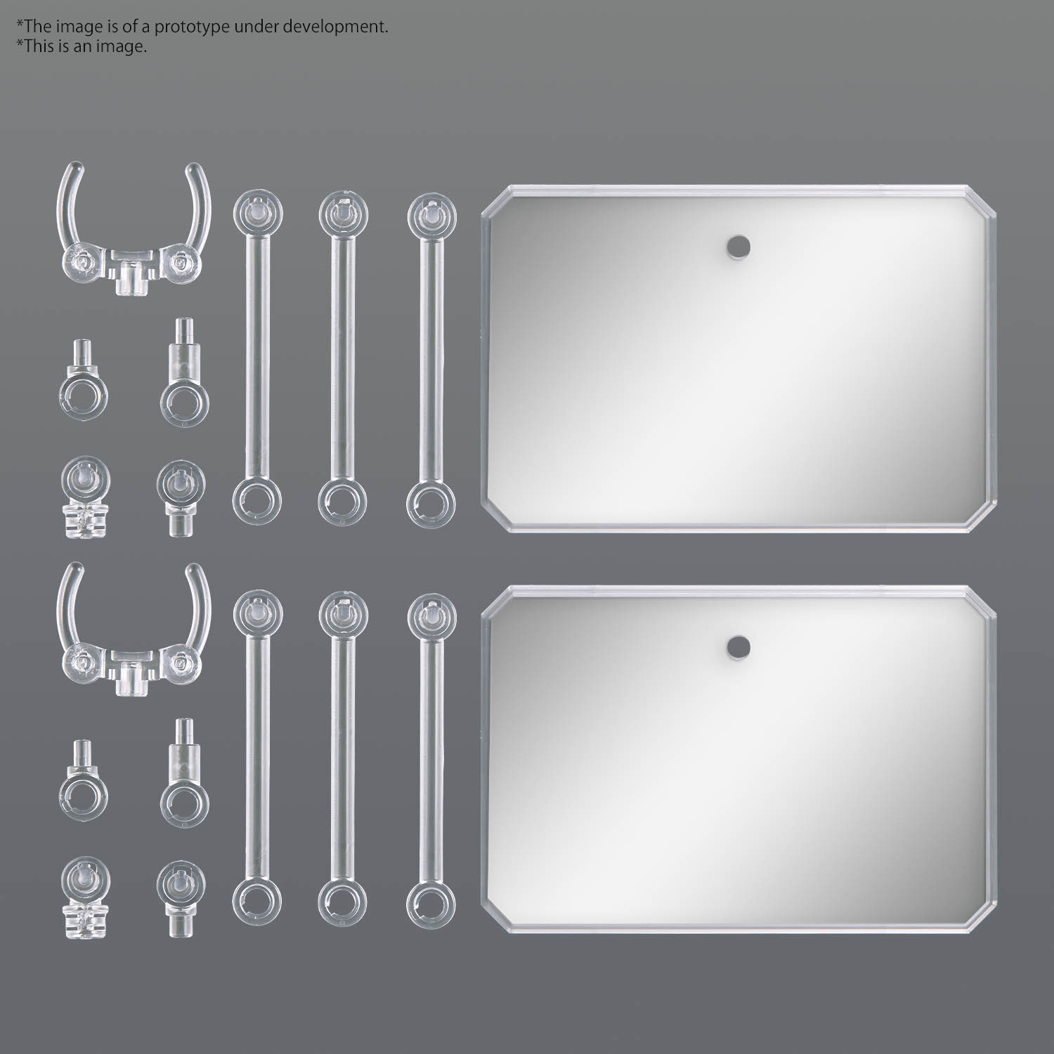 Bandai - Action Base 6 [Clear] Mirror Stickers Set - Good Game Anime