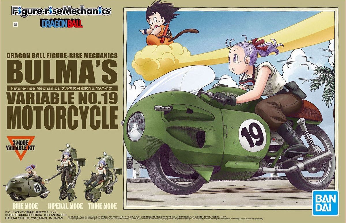 Bandai - Figure - rise Mechanics Bulma's Variable No.19 Motorcycle - Good Game Anime