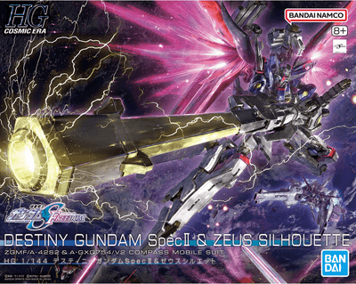 Bandai - HG 1/144 Destiny Gundam Spec II & Zeus Sillouette - Good Game Anime