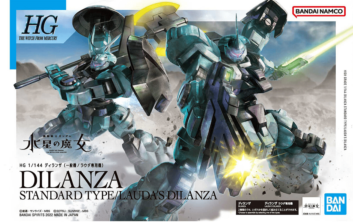 Bandai - HG 1/144 Dilanza General Type/ Lauda Special Machine (Mobile Suit Gundam: The Witch from Mercury) - Good Game Anime