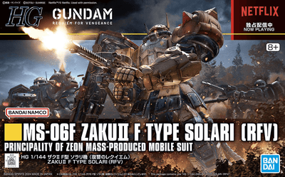 Bandai - HG 1/144 Zaku II (F Type) Solari's Machine (Gundam: Requiem for Vengeance) - Good Game Anime