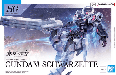 Bandai - HG Gundam Schwarzette (Mobile Suit Gundam: The Witch from Mercury) - Good Game Anime