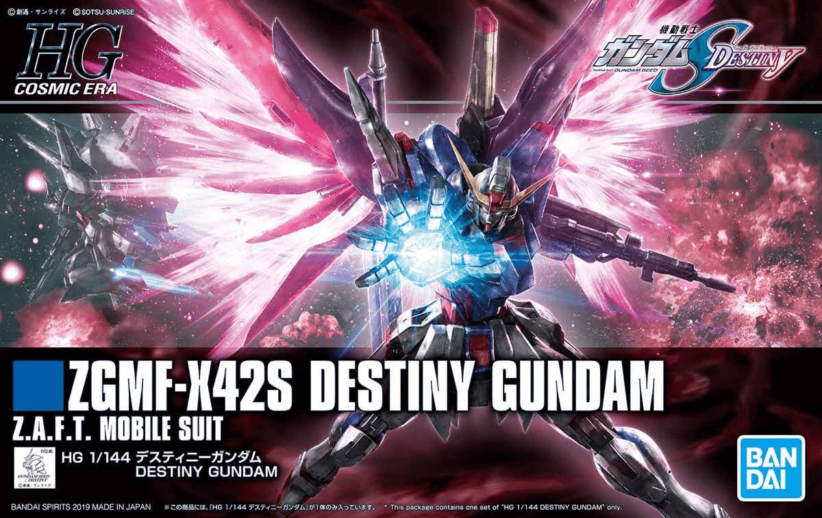 Bandai - HGCE 1/144 DESTINY GUNDAM - Good Game Anime