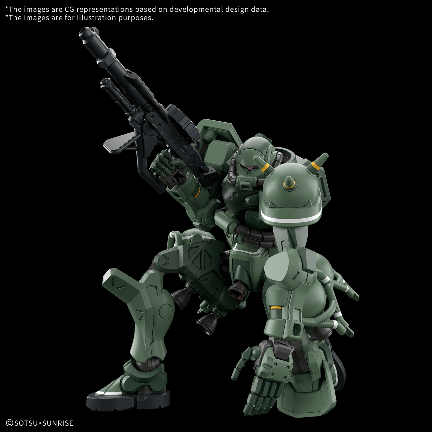 Bandai - HGGQ 1/144 Zaku - Good Game Anime