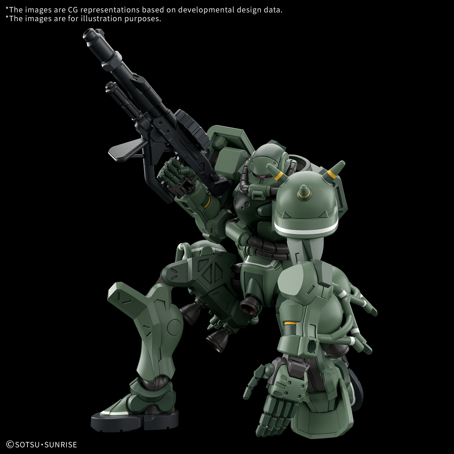 Bandai - HGGQ 1/144 Zaku - Good Game Anime