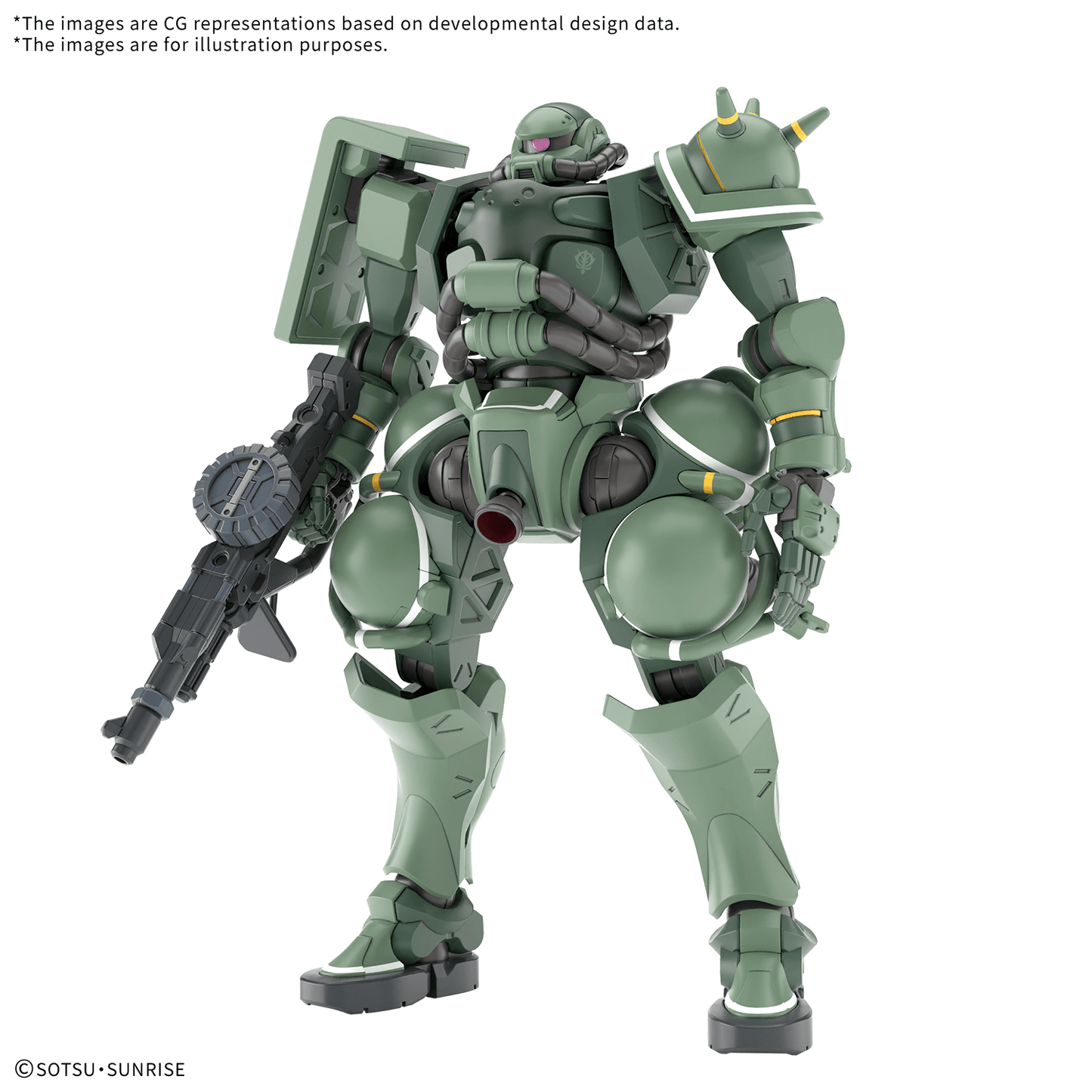 Bandai - HGGQ 1/144 Zaku - Good Game Anime