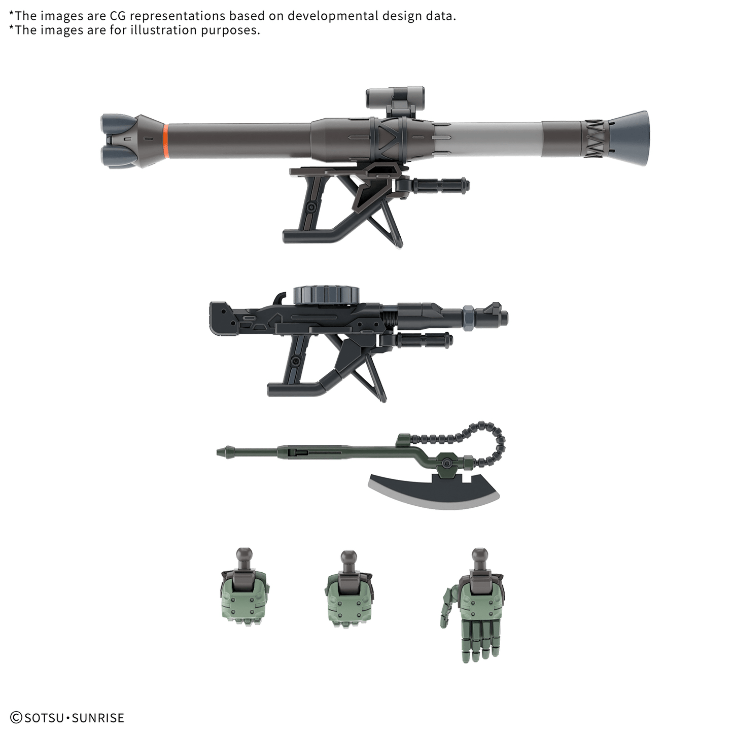 Bandai - HGGQ 1/144 Zaku - Good Game Anime