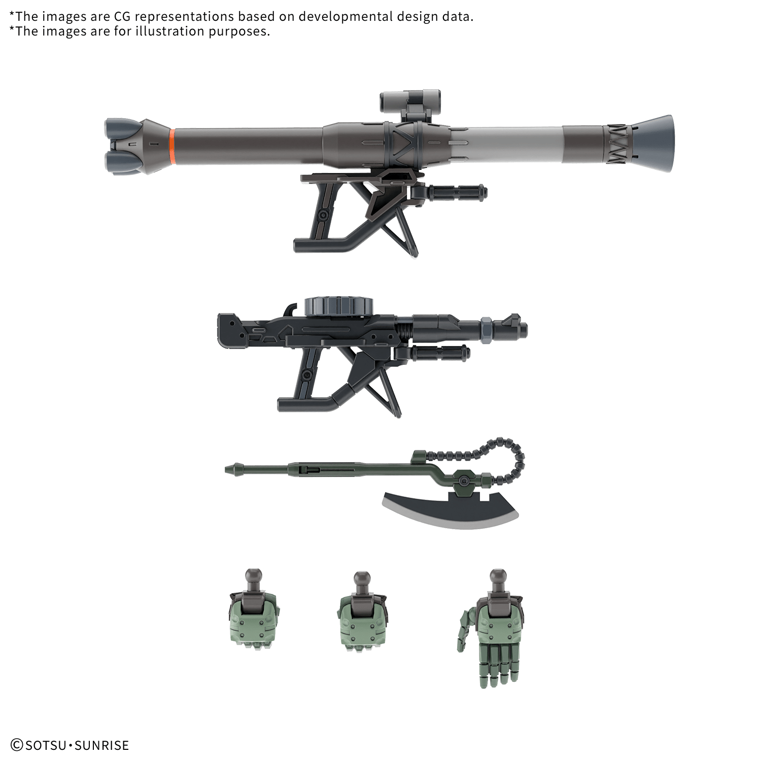 Bandai - HGGQ 1/144 Zaku - Good Game Anime