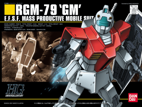 Bandai - HGUC 1/144 #20 RGM-79 GM - Good Game Anime