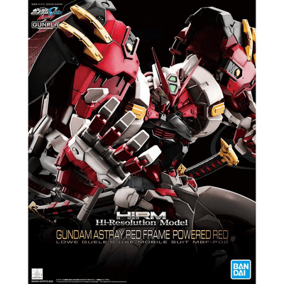 Bandai - Hi-Resolution 1/100 Gundam Astray Red Frame Powered Scale Model Kit - Good Game Anime