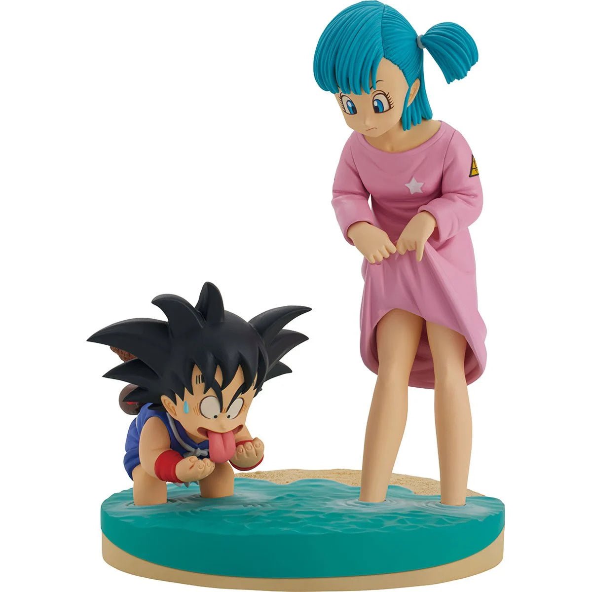 Bandai - Ichibansho Dragon Ball Son Goku and Bulma Dragon History Revible Moment Statue - Good Game Anime