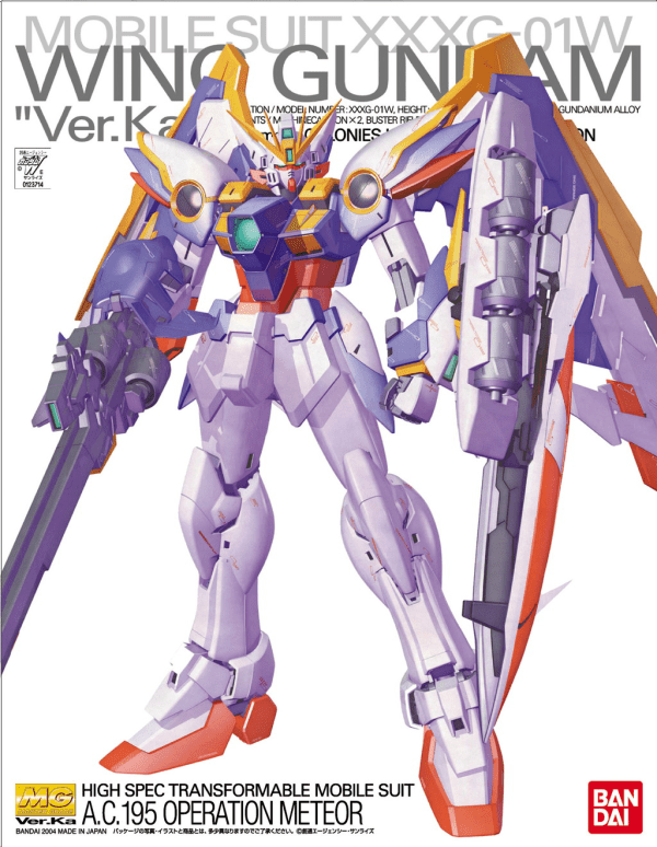Bandai - MG 1/100 XXXG - 01W Wing Gundam Ver. Ka - Good Game Anime