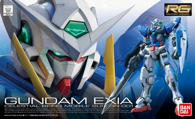 Bandai - Mobile Suit Gundam 00 Gundam Exia Real Grade 1:144 Scale Model Kit - Good Game Anime