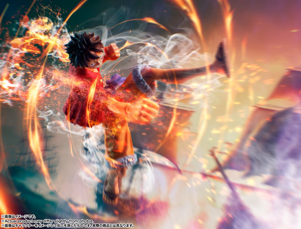 Bandai - Monkey D. Luffy The Raid on Onigashima S.H.Figuarts Action Figure (One Piece) - Good Game Anime