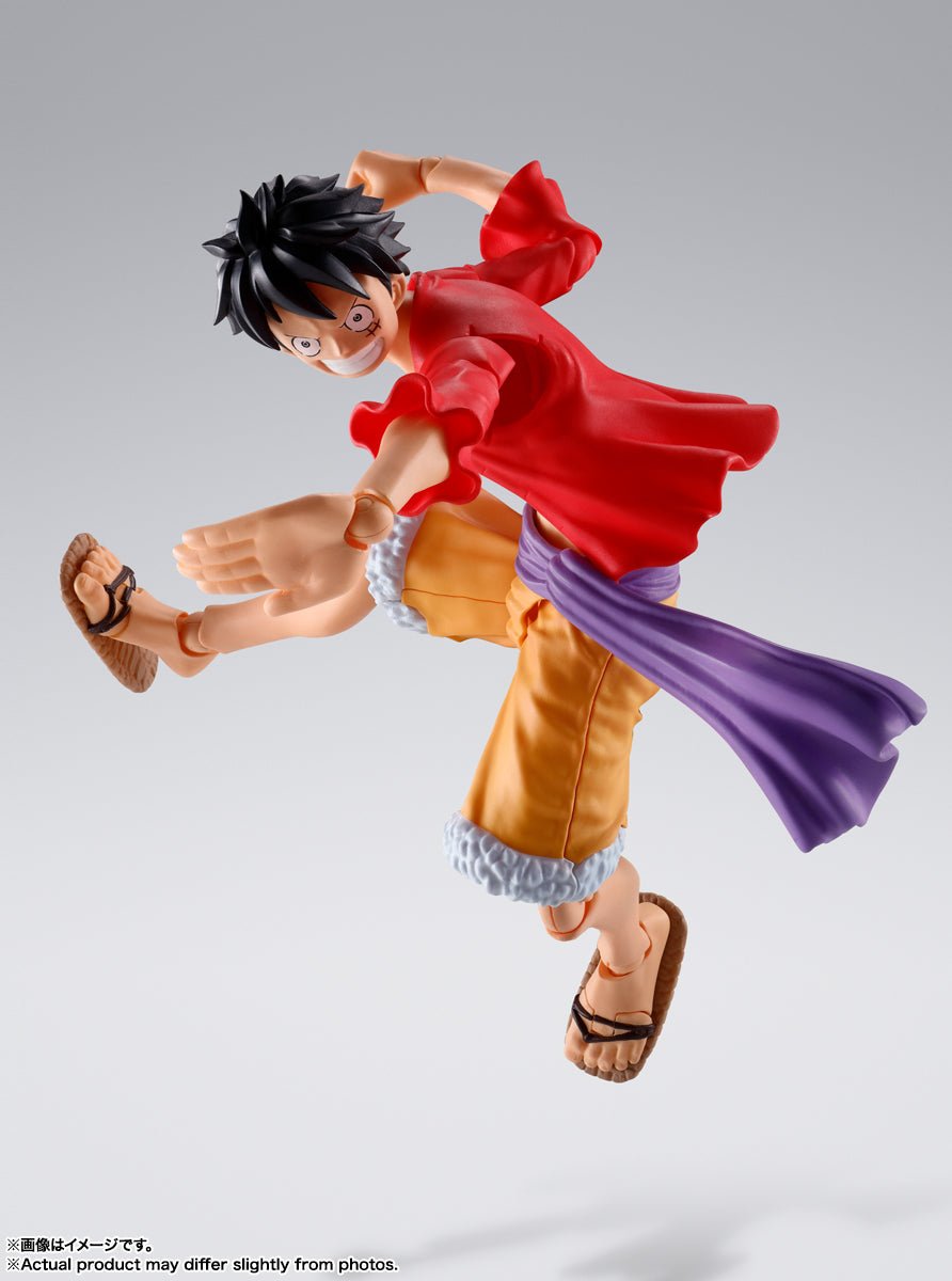 Bandai - Monkey D. Luffy The Raid on Onigashima S.H.Figuarts Action Figure (One Piece) - Good Game Anime