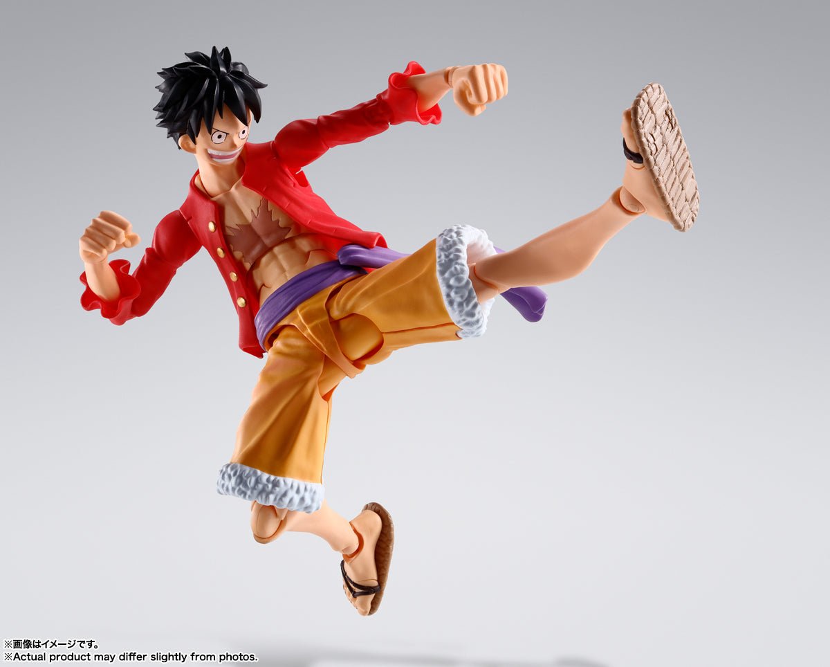 Bandai - Monkey D. Luffy The Raid on Onigashima S.H.Figuarts Action Figure (One Piece) - Good Game Anime