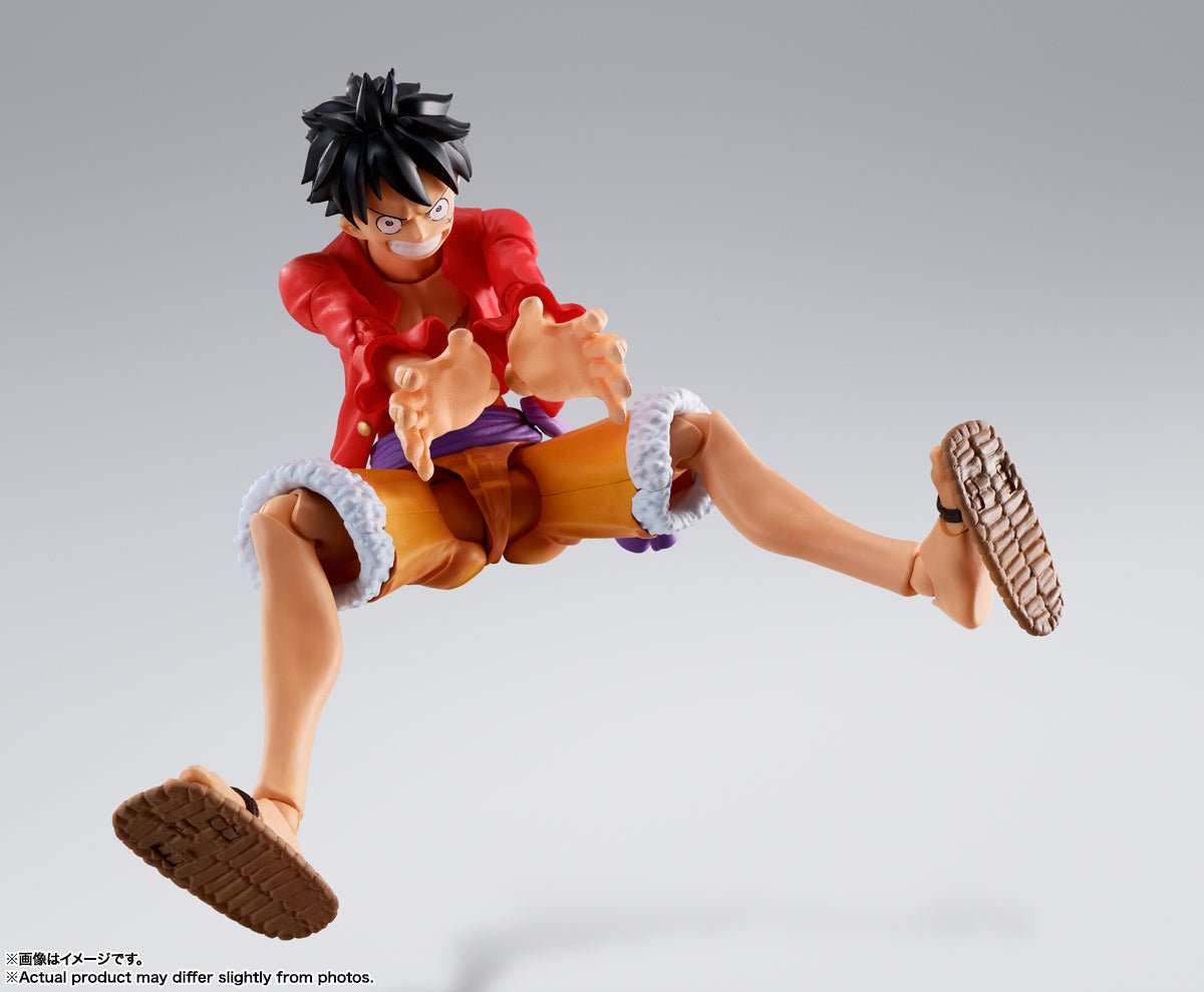 Bandai - Monkey D. Luffy The Raid on Onigashima S.H.Figuarts Action Figure (One Piece) - Good Game Anime