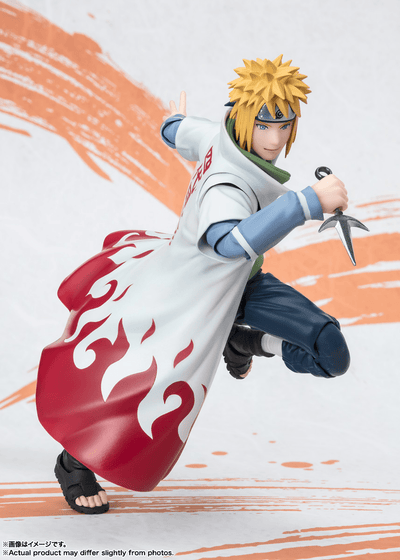 Bandai - Naruto MINATO NAMIKAZE - NARUTOP99 Edition - S.H.Figuarts Action Figure - Good Game Anime