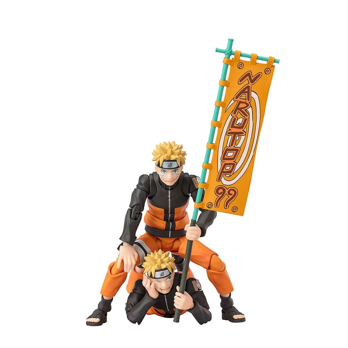 Bandai - Naruto Narutop99 Naruto Uzumaki S.H.Figuarts Action Figure - Good Game Anime