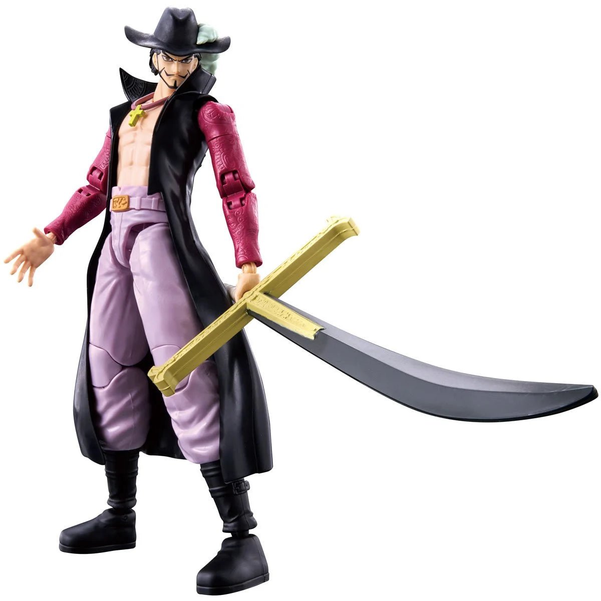 Bandai - One Piece Anime Heroes Dracule Mihawk Action Figure - Good Game Anime