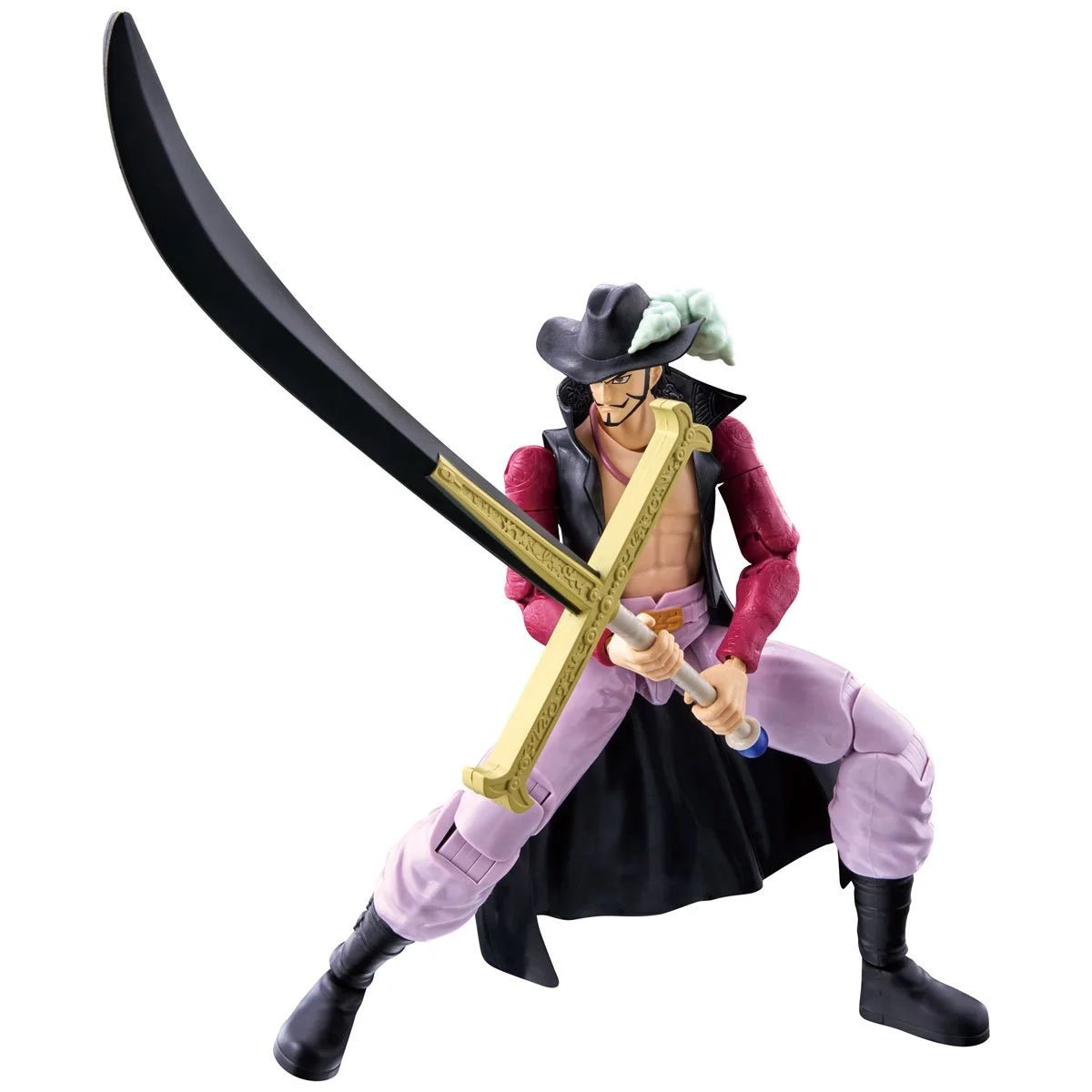 Bandai - One Piece Anime Heroes Dracule Mihawk Action Figure - Good Game Anime