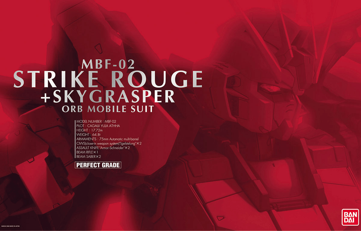 Bandai - PG 1/60 Strike Rouge + Sky Grasper - Good Game Anime