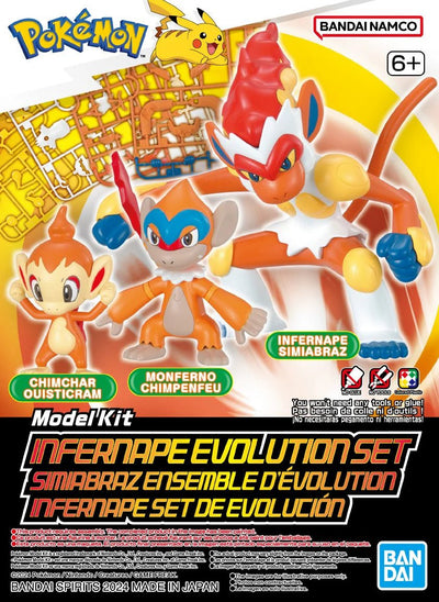 Bandai - Pokemon Infernape Evolution Set Model Kit - Good Game Anime