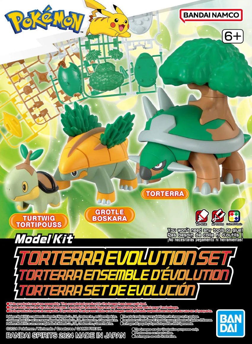 Bandai - Pokemon Torterra Evolution Set Model Kit - Good Game Anime