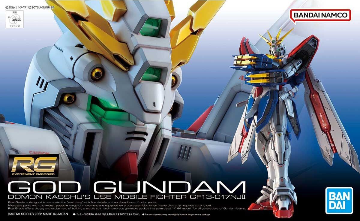 Bandai - RG 1/144 God Gundam - Good Game Anime